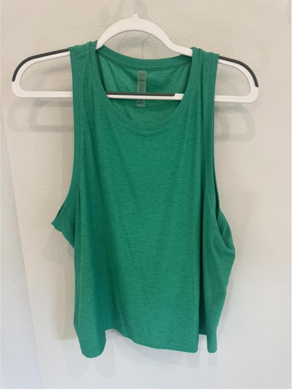 Beyond Yoga Green Sleeveless Tank Top XL